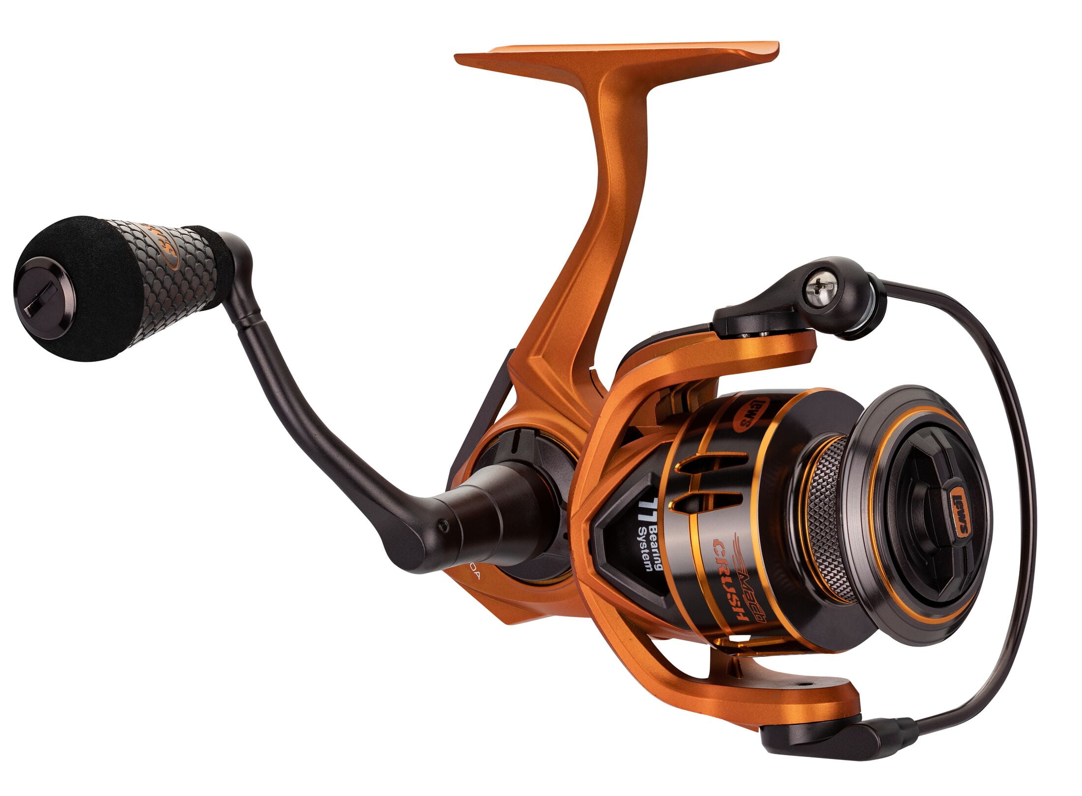 Lew's Mach Crush Gen Spinning Fishing Reel, Size 200, Heavy-Duty