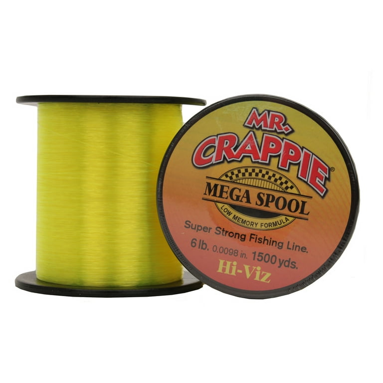 Lew's Mr. Crappie Monofilament Fishing Line for Reels, Abrasion