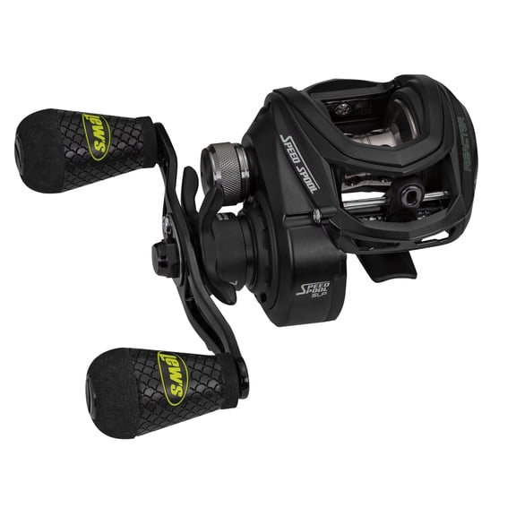 Lews Reactor Baitcast Fishing Reel, RH Retrieve, 7.5:1 Gear Ratio, 7+1 Bearings (Clam Packaging)