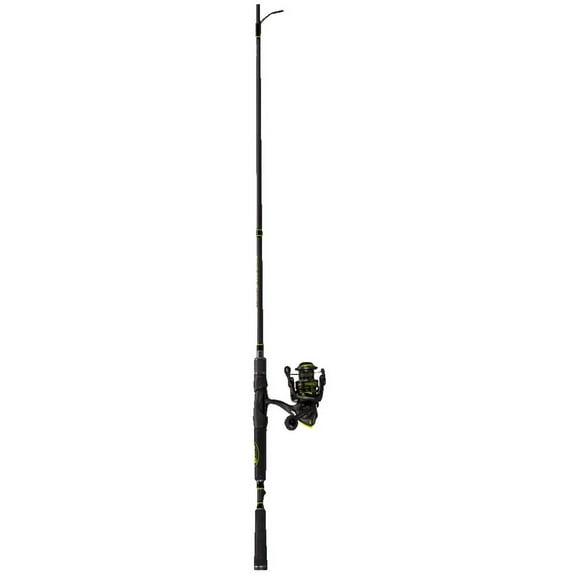 Lew's Reactor Spinning Reel and IM8 Graphite Fishing Rod Combo, 7-Foot 1-Piece Rod, Size 30 Reel