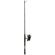 Lews Reactor Spinning Reel and IM8 Graphite Fishing Rod Combo, 7-Foot 1-Piece Rod, Size 30 Reel