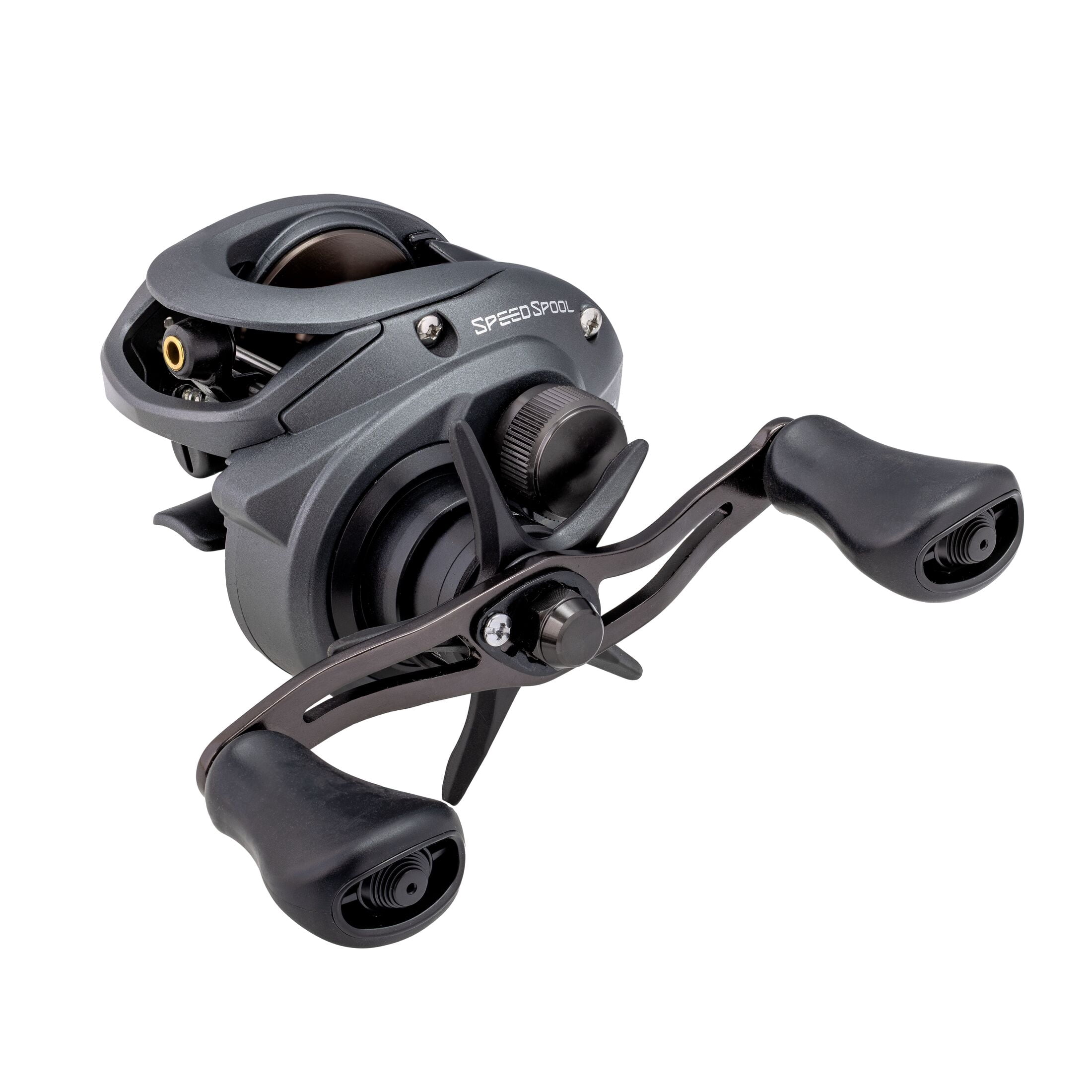 7 8 and 9 speed baitcaster reel Team Lew's Pro SP Baitcast bearing system with stainless steel ball bearings and a zero reverse clutch bearing Lew's Hypermag 7.5:1 Baitcasting Reel