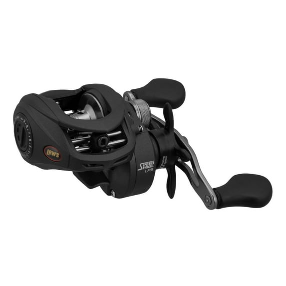 Lew's Speed Spool LFS Baitcast Fishing Reel, 8.3:1 Gear Ratio, Left-Hand Retrieve, Black