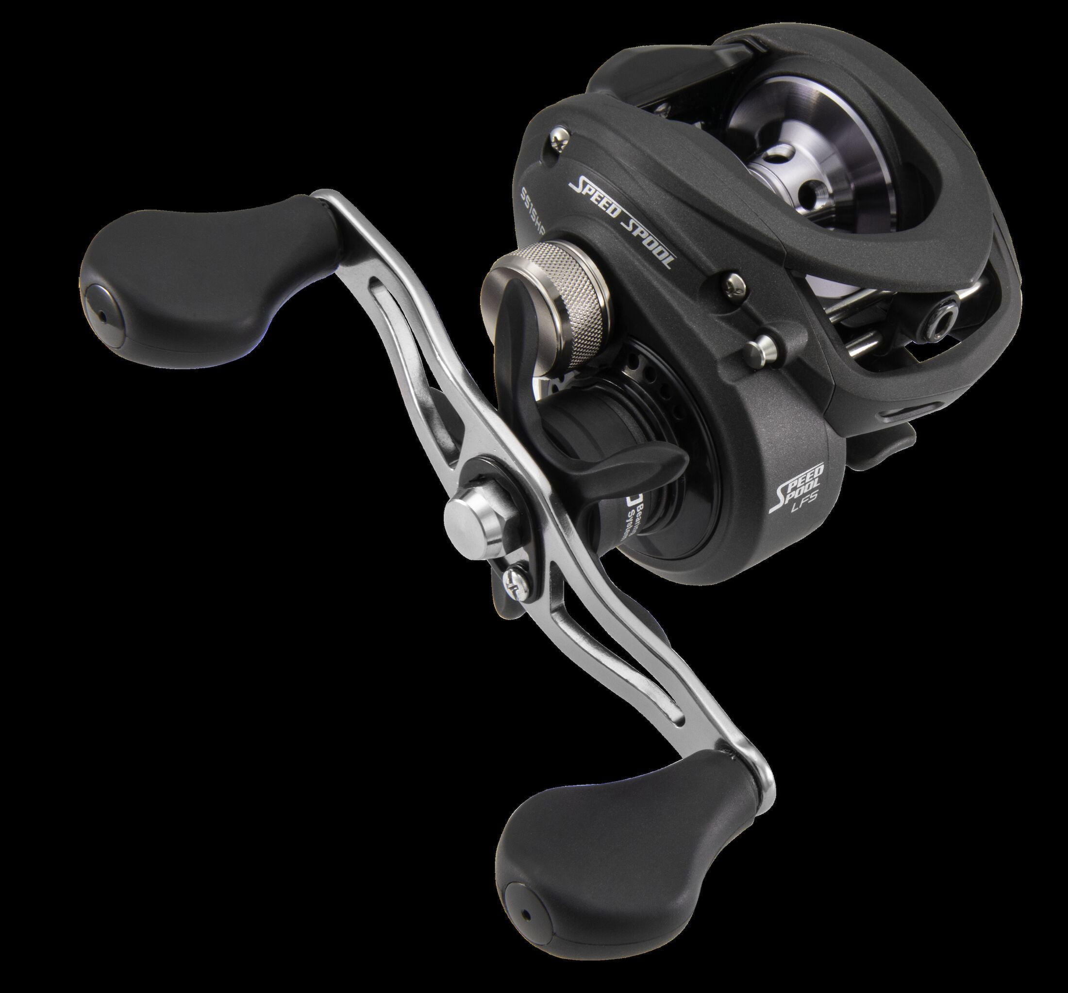 Lew's Speed Spool LFS Baitcast Fishing Reel, Right-Hand Retrieve, 7.5:1  Gear Ratio, 10 Bearing System with Stainless Steel Double Shielded Ball  Bearings, Black 