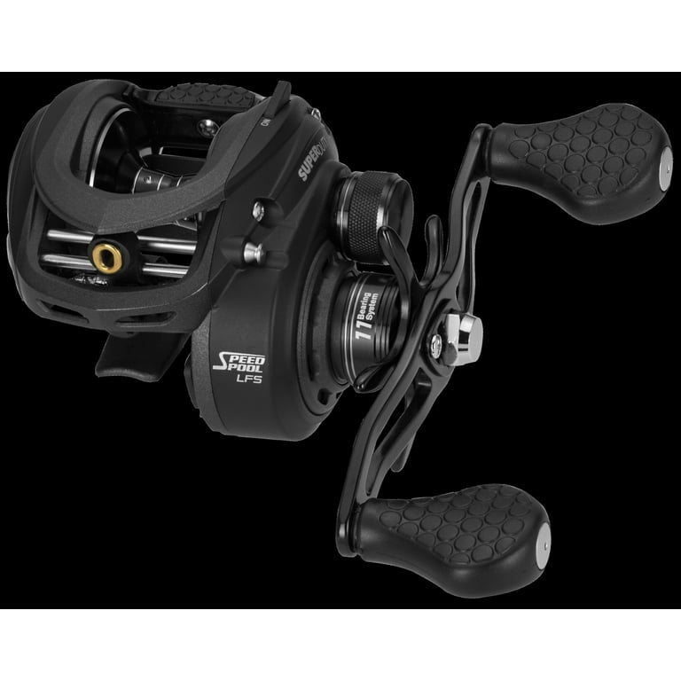 Lew's SuperDuty LFS Baitcast Fishing Reel, Left-Hand Retrieve, 8.3:1 Gear  Ratio, 10 Bearing System with Stainless Steel Double Shielded Ball  Bearings, Black 