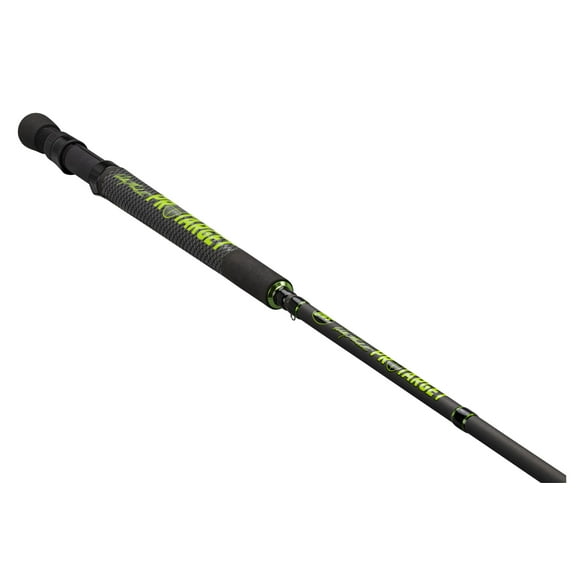 Lew's Wally Marshall Pro Target Series Spinning Fishing Rod, 10-Foot 2-Piece Rod, Medium-Light Power, Black/Green