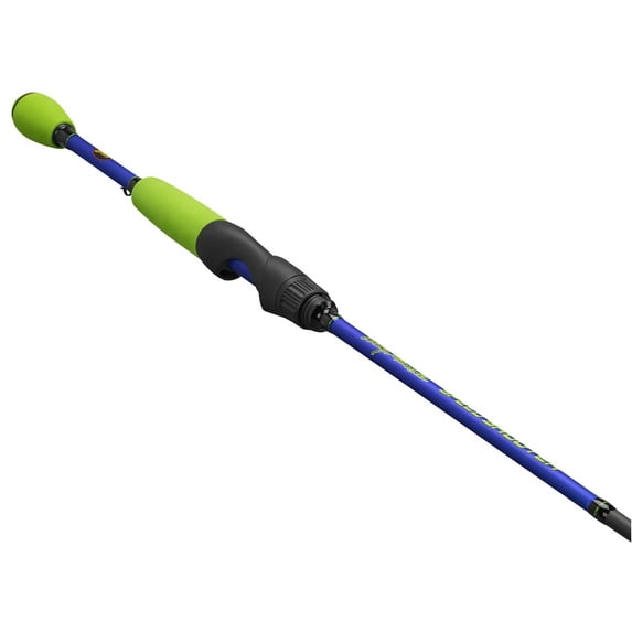 Lew's Wally Marshall Speed Shooter Spinning Fishing Rod, 6-Foot 6-Inch 1-Piece Rod, Medium-Light Power, Black/Green