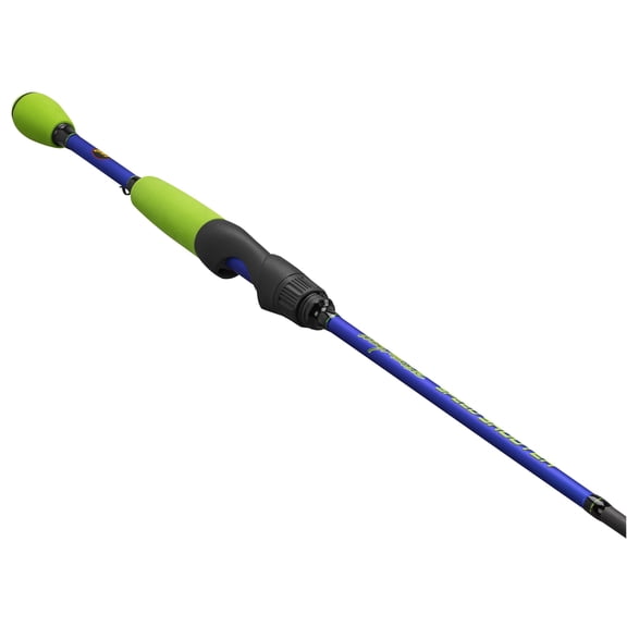Lew's Wally Marshall Speed Shooter Spinning Fishing Rod, 6-Foot 6-Inch 1-Piece Rod, Medium-Light Power, Black/Green