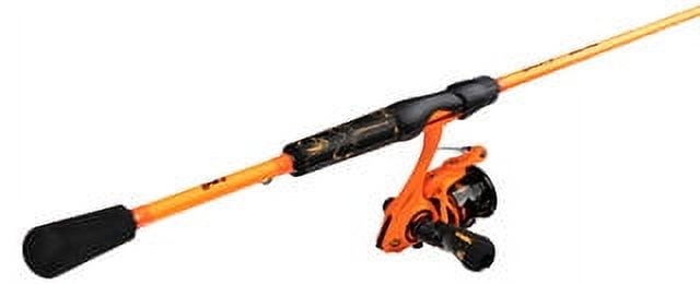 Lew's Xfinity Spinning Reel and Fishing Rod Combo, 6-Foot 6-inch Rod, Size 30 Reel, Orange