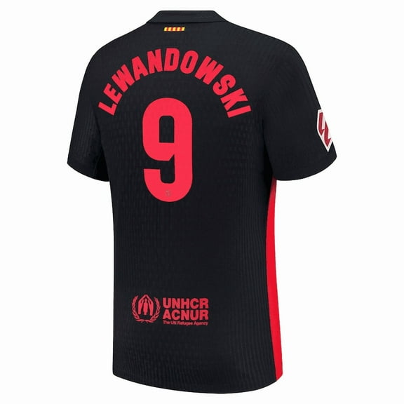Lewandoski #9 Barcelona Soccer Jersey Away 24/25