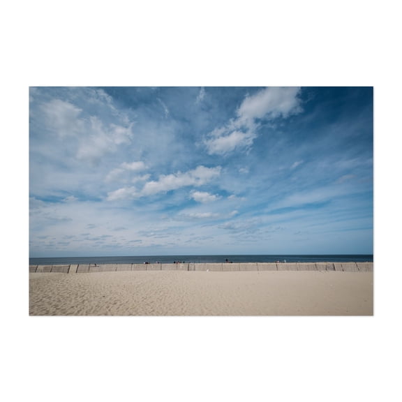 Lewes - Lewes Delaware Photography Beach Coastal Ocean Minimalist Landscape Summer Scenic Unframed Wall Art Print 4 x 6 inches