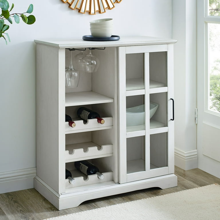 White bar hutch discount
