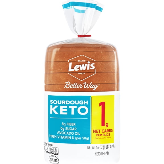 Lewis Bake Shop Better Way Sourdough Keto Bread, 16 oz