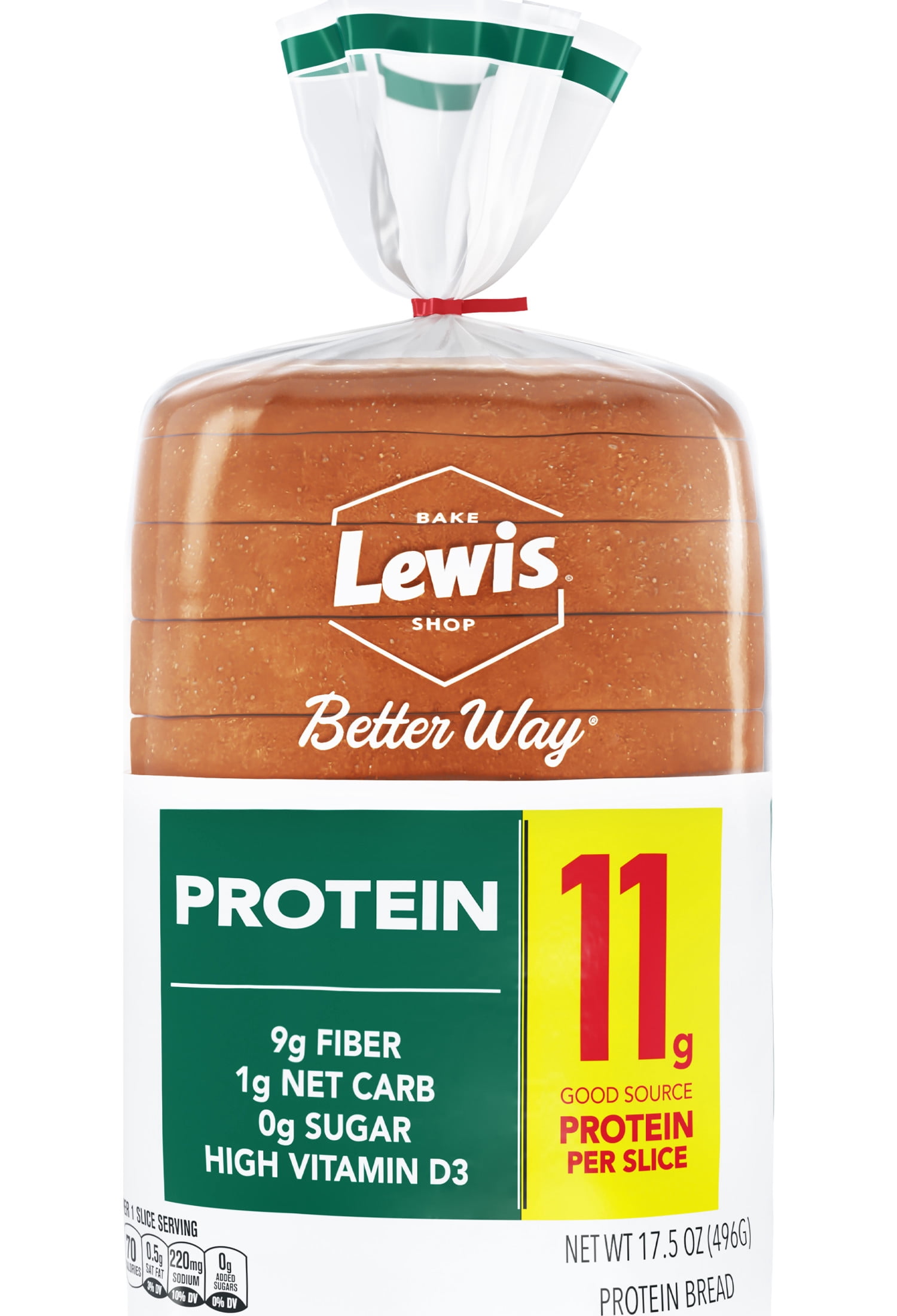 Lewis Bake Shop Better Way Protein Bread, 17.5 oz