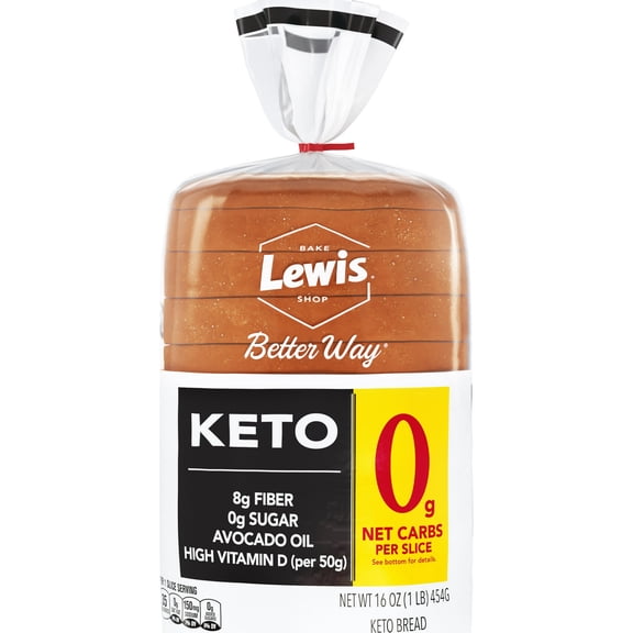 Lewis Bake Shop Better Way White Keto Bread, 16 oz