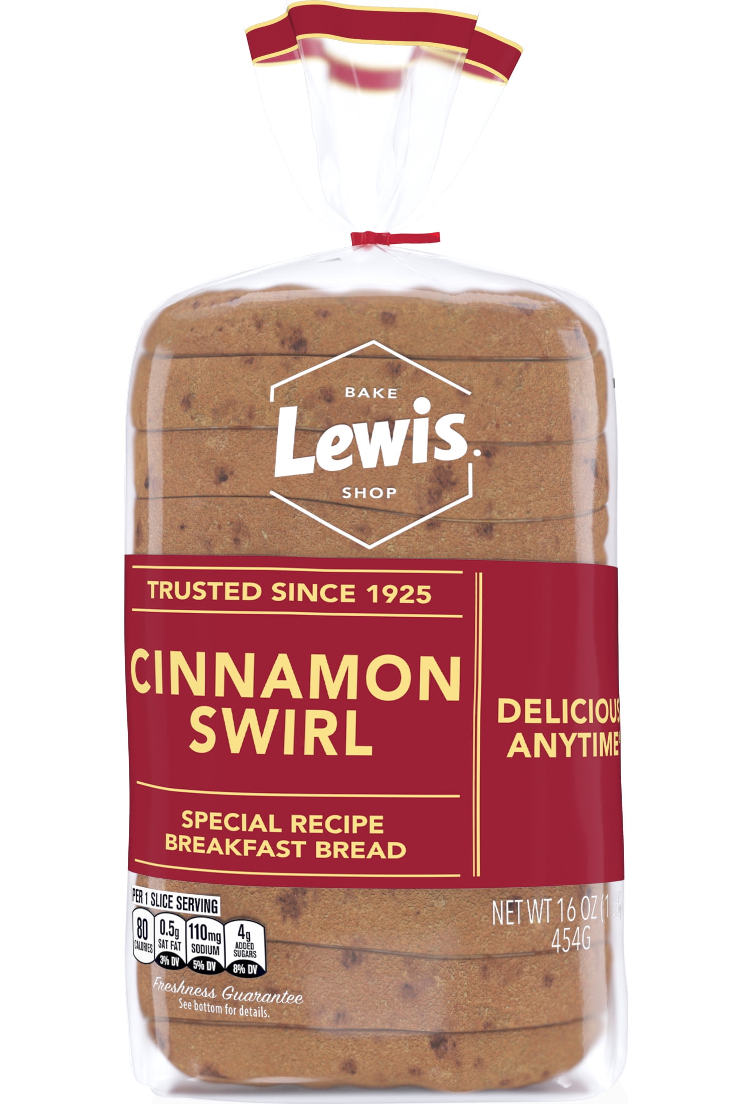 Lewis Bake Shop Cinnamon Swirl Bread, 16 oz