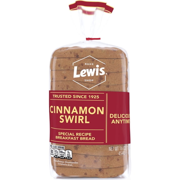 Lewis Bake Shop Cinnamon Swirl Bread, 16 oz