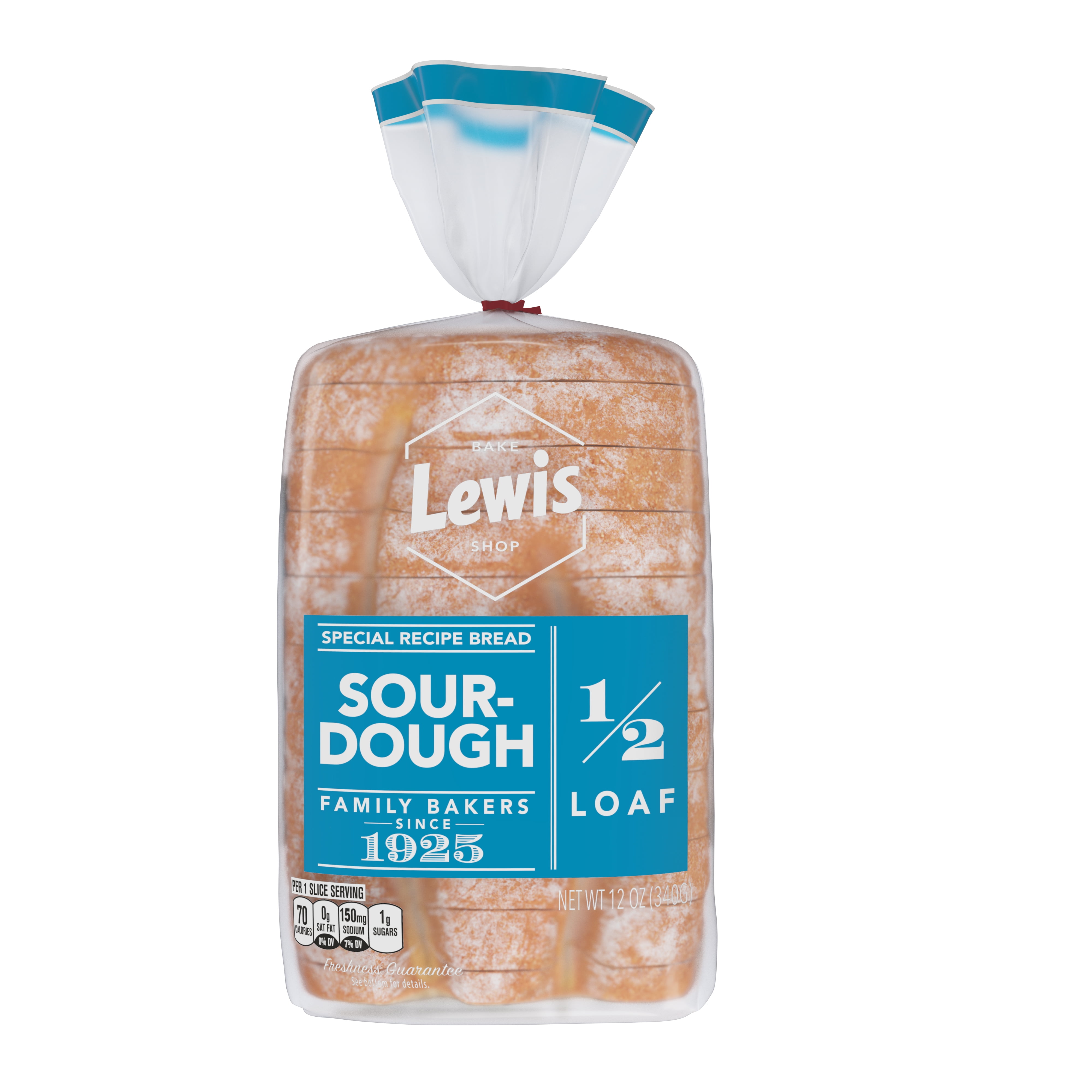Lewis Bake Shop Half Loaf Sourdough Bread, 1/2 Loaf, 12 oz.