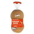 thumbnail image 1 of Lewis Bake Shop Hawaiian Half Pack Burger Buns, 7.5 oz, 4 Count, 1 of 16