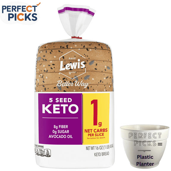 Lewis Bake Shop Healthy Life 5 Seed Keto Bread, 16 oz