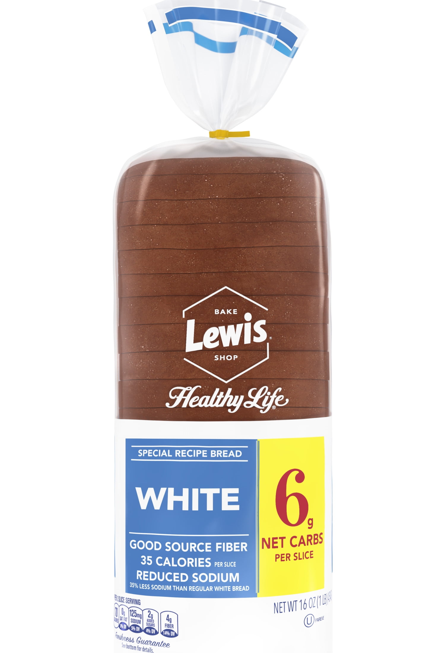 Lewis Bake Shop Healthy Life White Bread, 16 oz