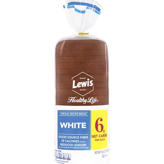 Lewis Bake Shop Healthy Life White Bread, 16 oz