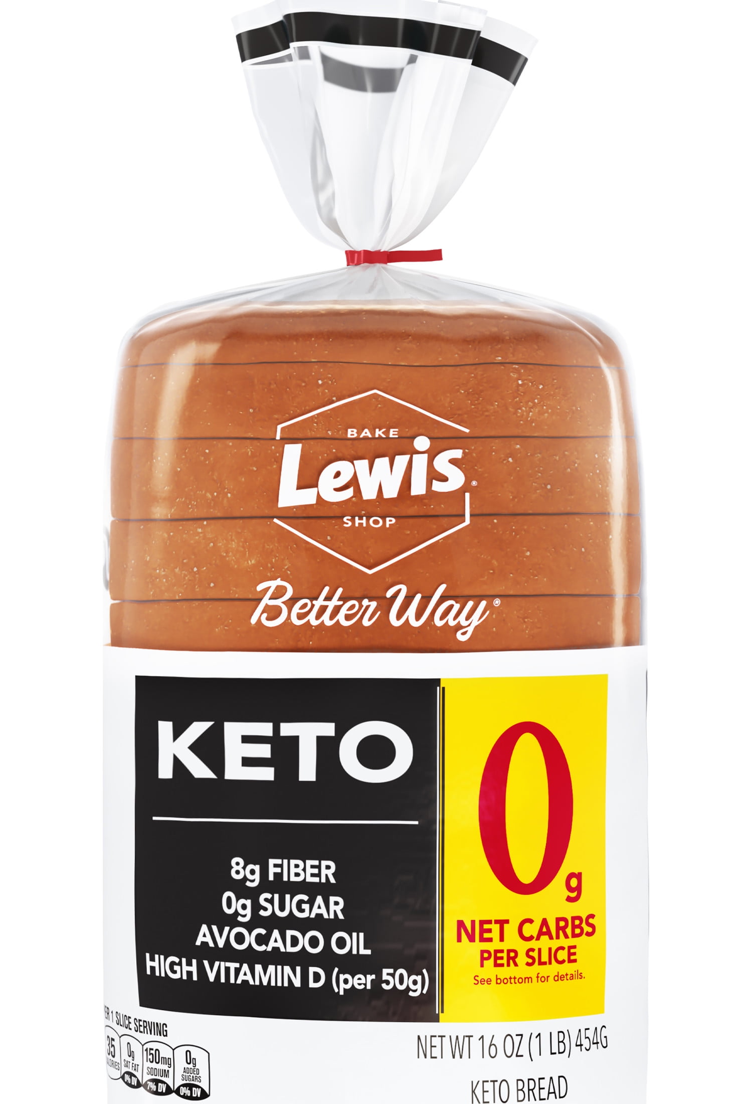 Lewis Bake Shop Better Way White Keto Bread, 16 oz