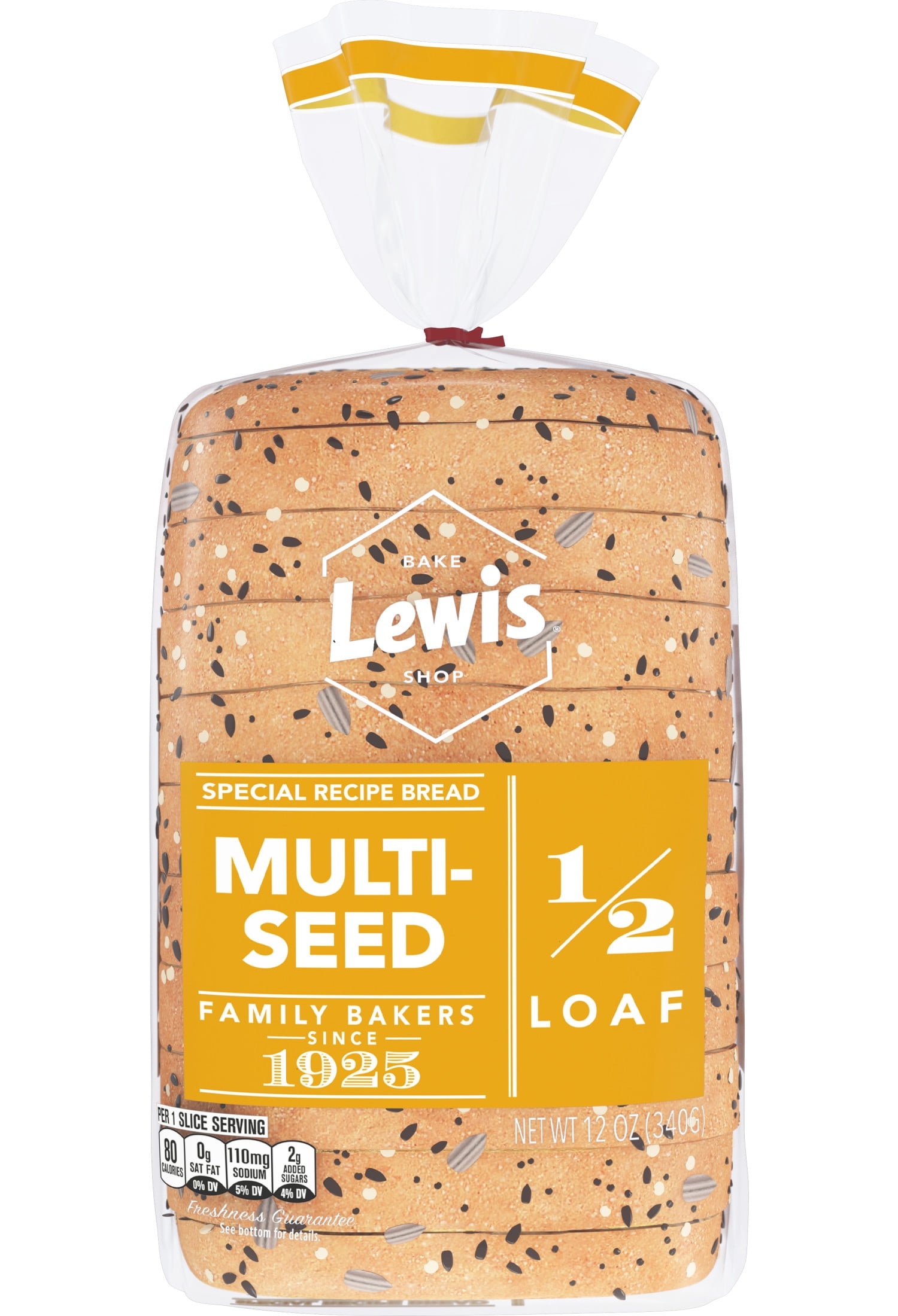 Lewis Bake Shop Multi-Seed Half Loaf Bread, 1/2 Loaf, 12 oz