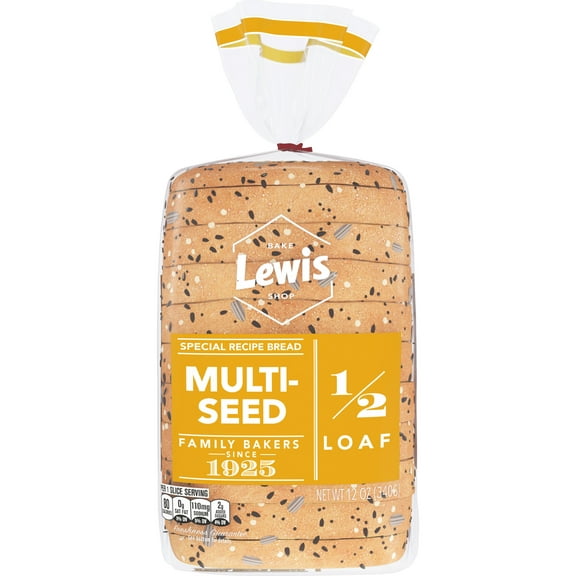 Lewis Bake Shop Multi-Seed Half Loaf Bread, 1/2 Loaf, 12 oz