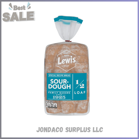 Lewis Bake Shop Sourdough Half Loaf Bread, 1/2 Loaf, 12 oz