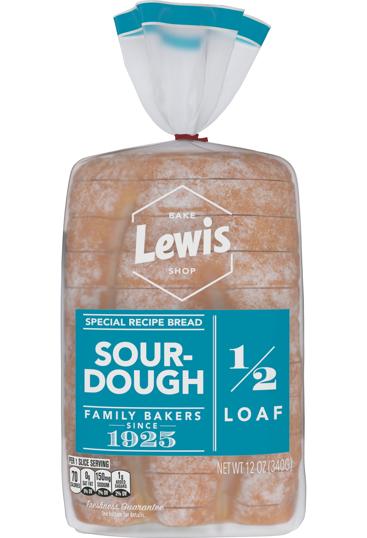 Lewis Bake Shop Sourdough Half Loaf Bread, 1/2 Loaf, 12 oz