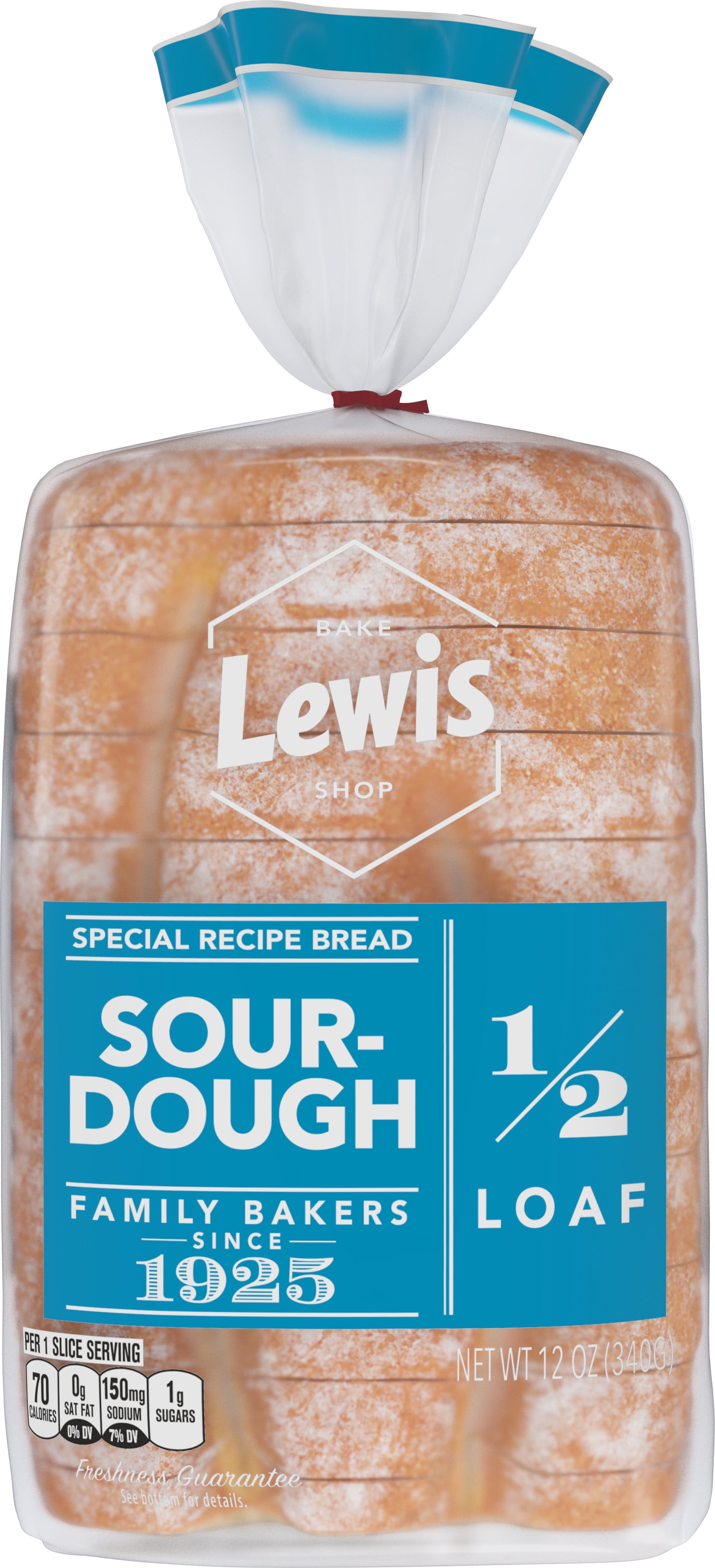 Lewis Bake Shop Sourdough Half Loaf Bread, 1/2 Loaf, 12 oz