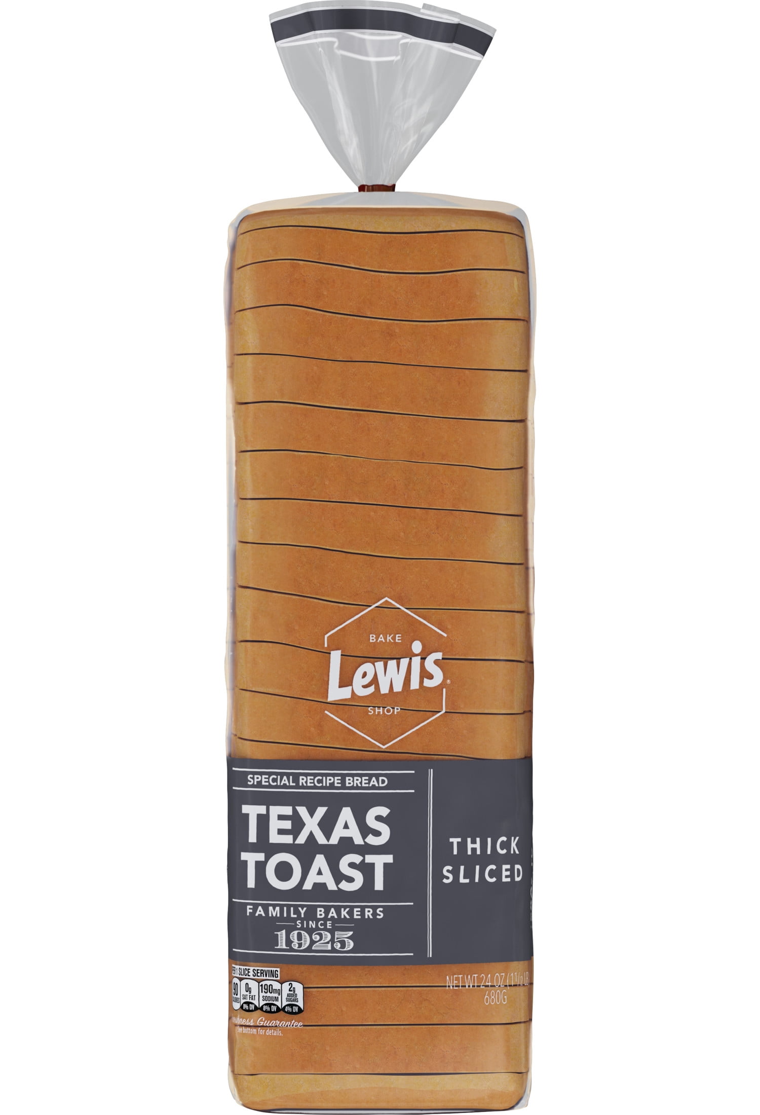 Lewis Bake Shop Texas Toast Thick Sliced Bread, 24 oz