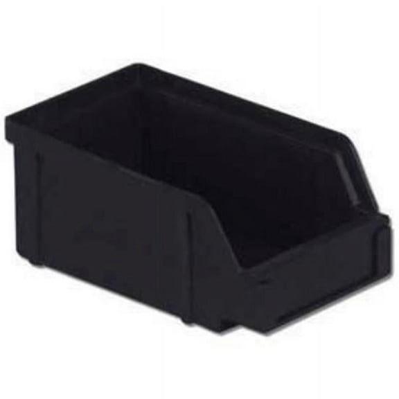 Lewis Bins B649668 ESD-Safe Hanging & Stacking Part Bin PB20XL - Black - 4 x 7 x 2.906 in. - Pack of 288