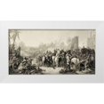 thumbnail image 1 of Lewis, C.G. 32x19 White Modern Wood Framed Museum Art Print Titled - The Triumphant Meeting of Havelock, 1 of 4