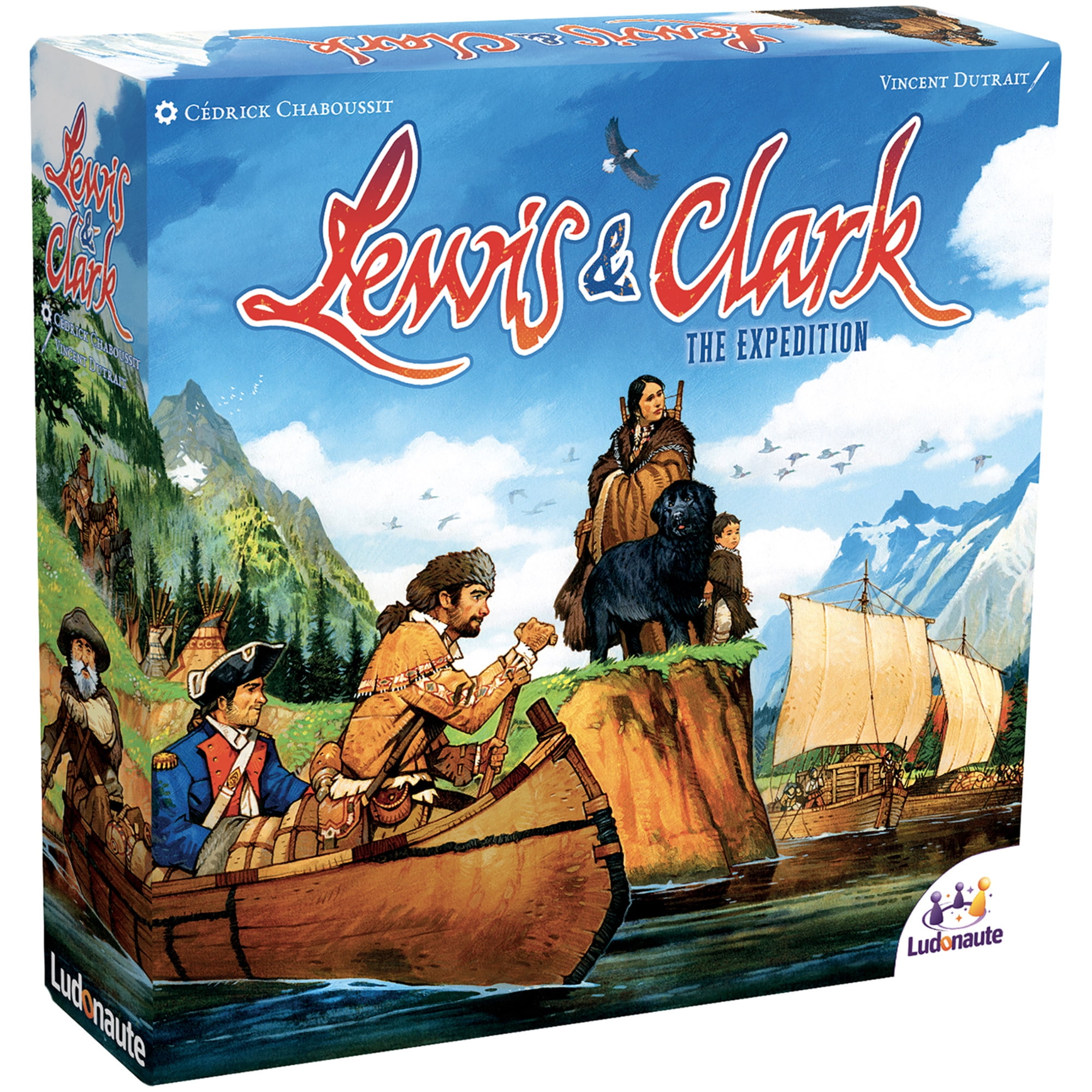 Ludonaute Lewis & Clark The Expedition Second Edition - Ludonaute Games, Strategy Board Game, Ages 14+, 1-5 Players, 120 Min Ludonaute Lewis & Clark The Expedition Second Edition - Ludonaute Games, Strategy Board Game, Ages 14+, 1-5 Players, 120 Min