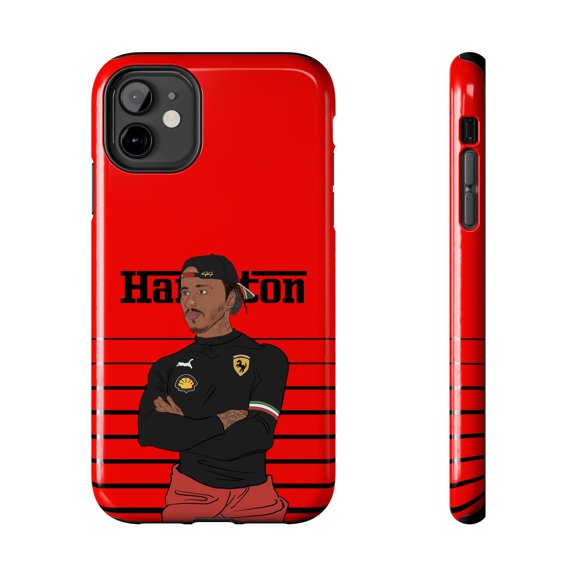 Lewis HAM 44 Formula Racing Red Team tough phone case - iPhone 11