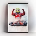 thumbnail image 1 of Lewis Hamilton 2025 Formula One Wall Art Birthday Gift Framed Poster Size 24''x36'' Googate, 1 of 4