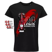 Lewis Hamilton 2025 Red F1 Formula One T-Shirt Gift For Fan,Black Color,Size L
