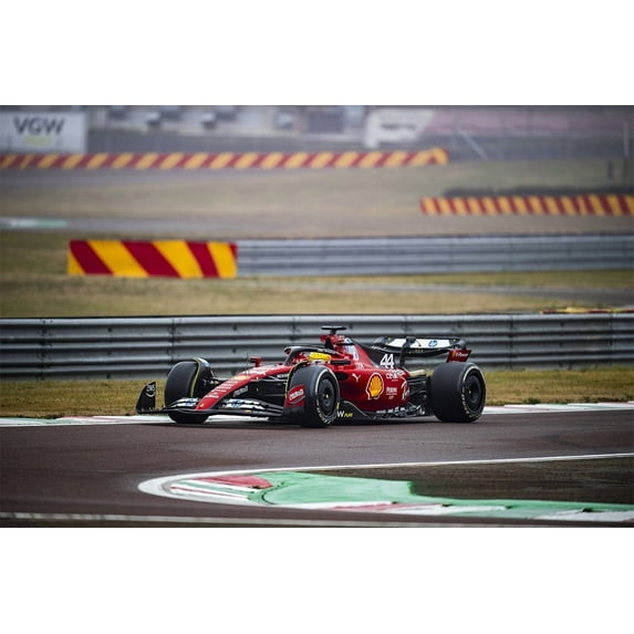 Lewis Hamilton Ferrari British Racing Pilot - Formula Race Gift - 24x36 Inch Laminated Poster - Stunning Detail and Bold Colors