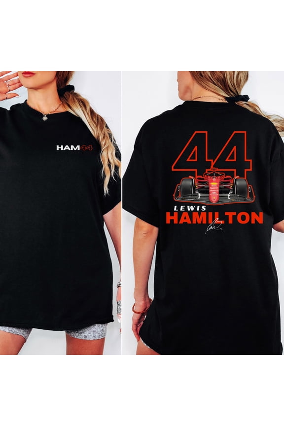 Lewis Hamilton Ferrari F1 T-Shirt: Scuderia F1 Team Merch Formula One Shirt HAM44 Gift