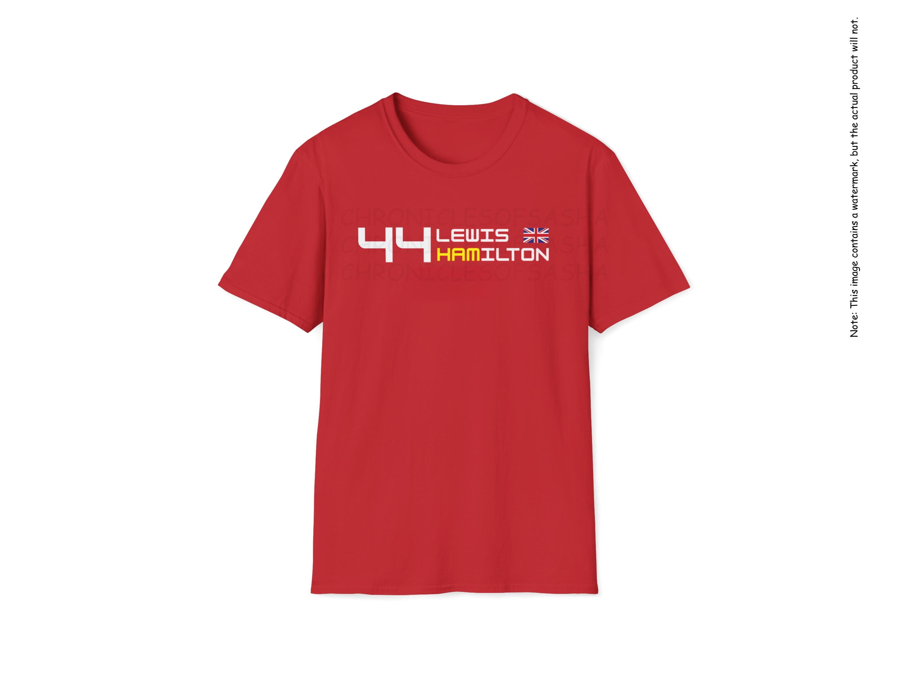 Lewis Hamilton Ferrari shirt F1 2025 LH44 Formula Tee Unisex