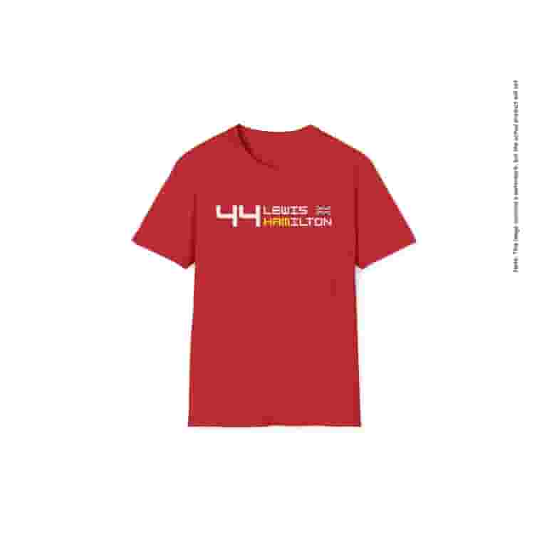 Lewis Hamilton Ferrari shirt F1 2025 LH44 Formula Tee Unisex
