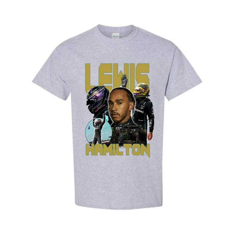 Lewis Hamilton Shirt Formula 1 Racing Team Mercedes 90s Vintage x Bootleg Style Rap Tee Gifts for Him and Her