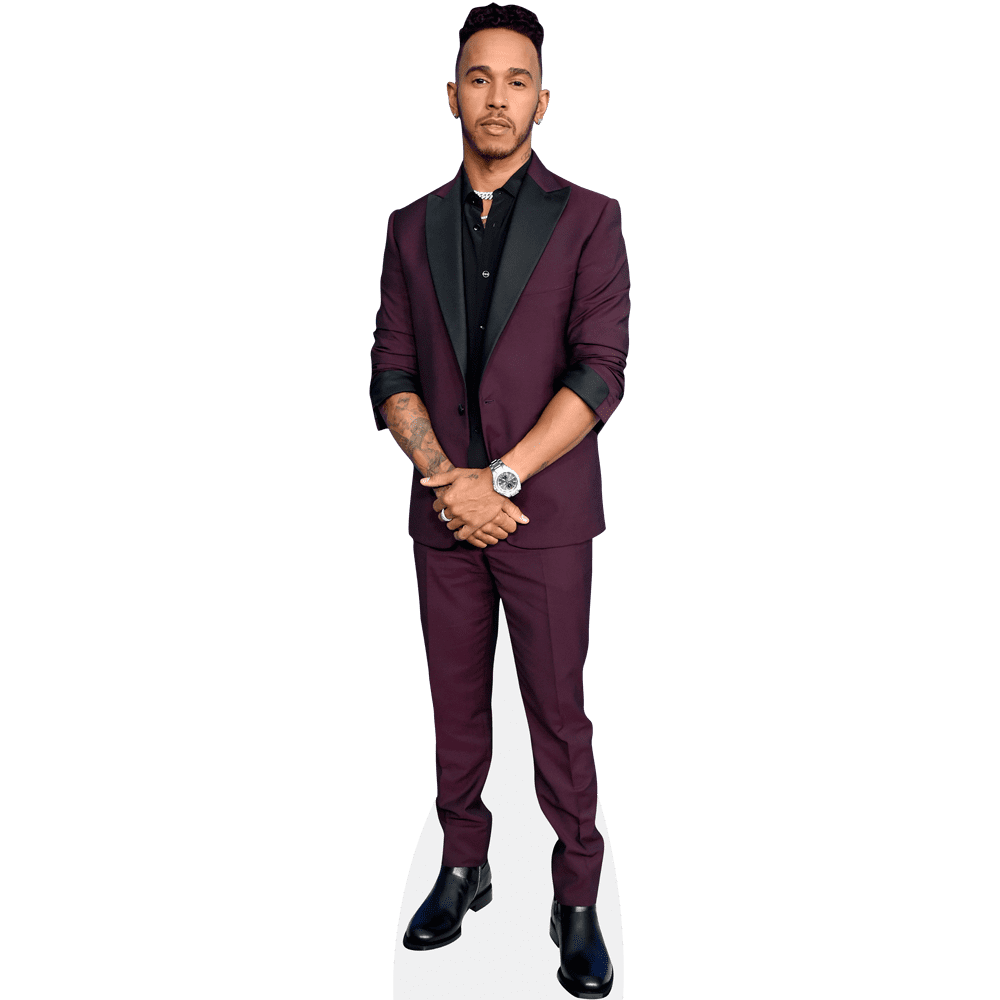 Lewis Hamilton (Suit) Mini Cardboard Cutout Standee