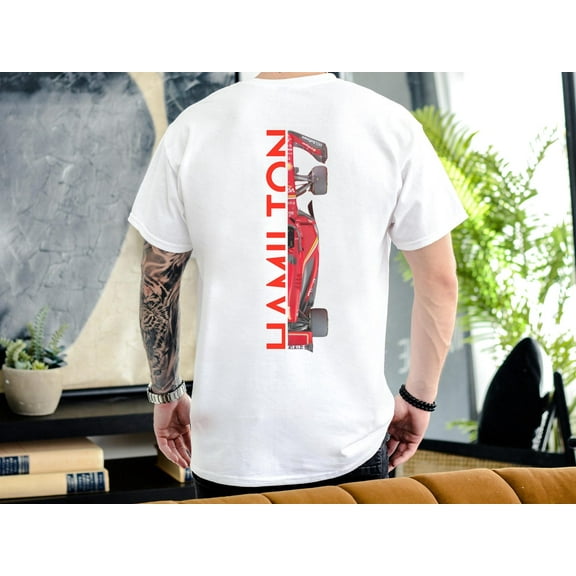 Lewis Hamilton shirt, F1 merch, Hamilton Ferrari Shirt, Ferrari F1, Hamilton 44, Ferrari Tee