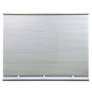 Lewis Hyman Cord Free 1/4 Inch Oval PVC Shade, White, x 72 Inches Roll Up Blind, 72 Inches x 72 Inches