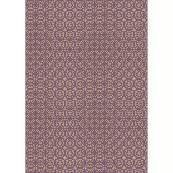 Lewis & Irene Celtic Knots Heather with Gold Metallic 100% Cotton Fabric sold by the yard