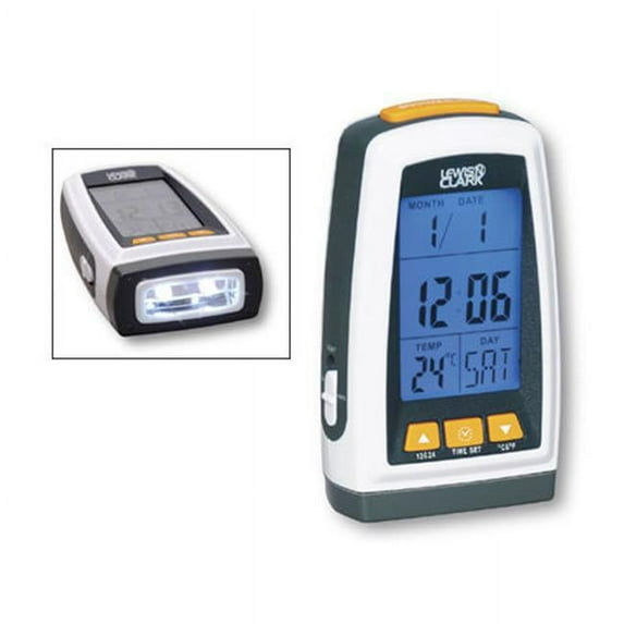 Lewis N. Clark Nightlight Travel Clock