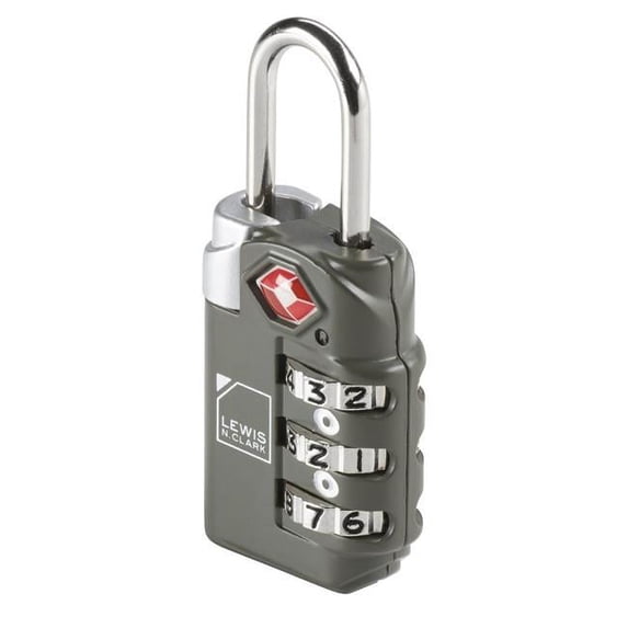Lewis N. Clark TSA23BBR 2.5 x 1 x 1 in. Travel Sentry Dial Combination Lock, Assorted Color